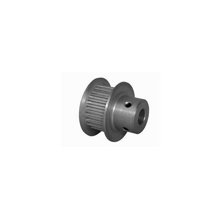 24MP025M6FA5, Timing Pulley, Aluminum, Clear Anodized,